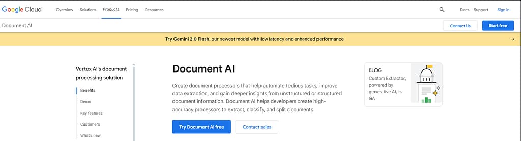 Google Cloud Document AI