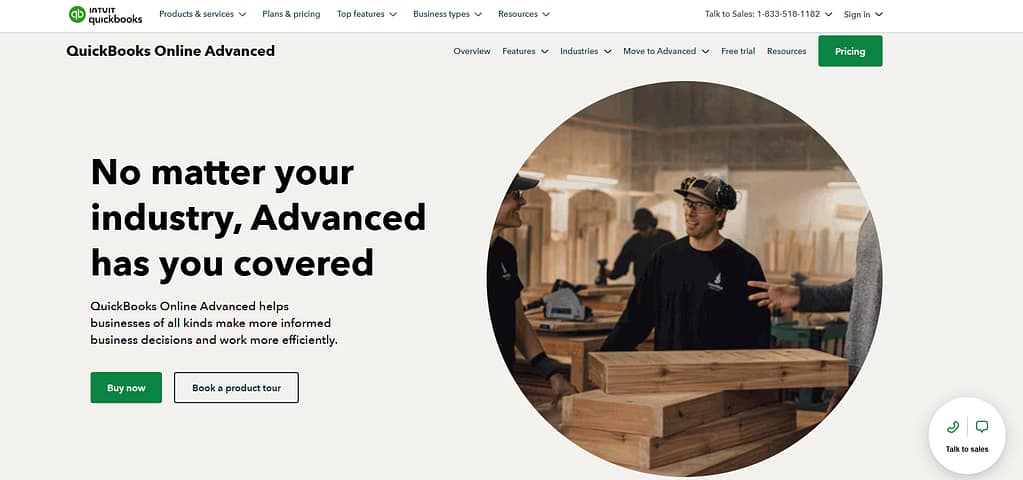 QuickBooks Online Advanced